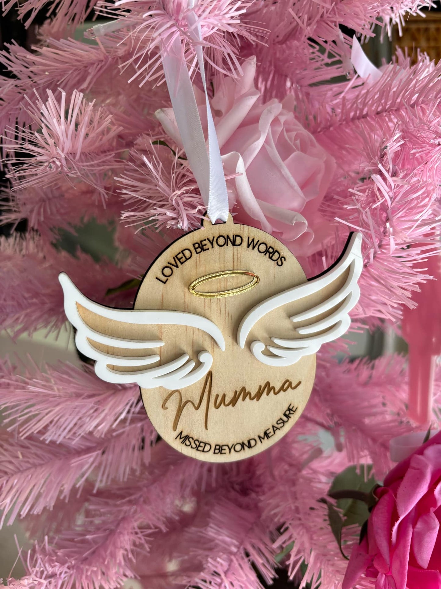 Angel Wing Christmas Ornament