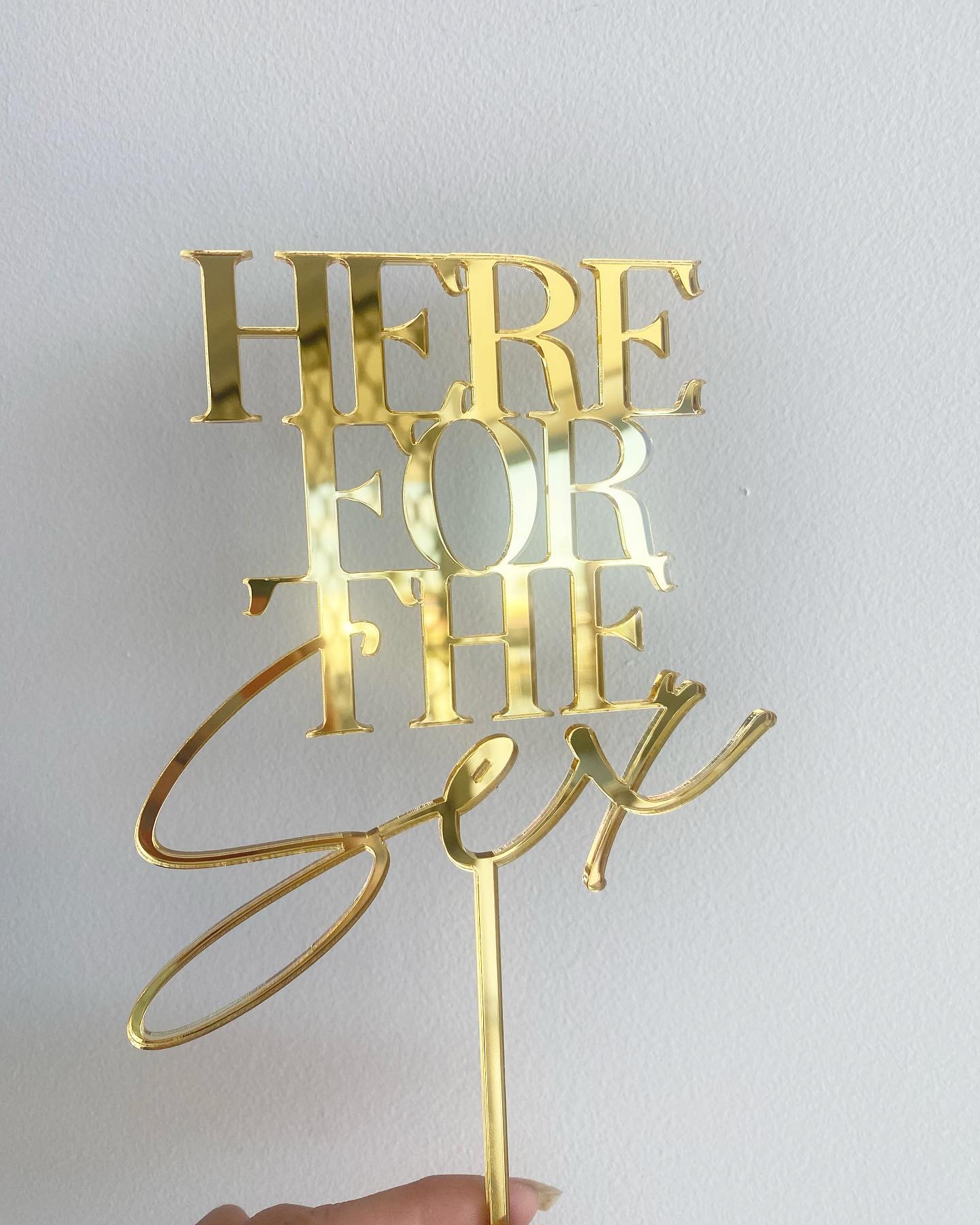 Here for the S*x Cake Topper
