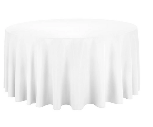 Round Tablecloth - White (300cm)