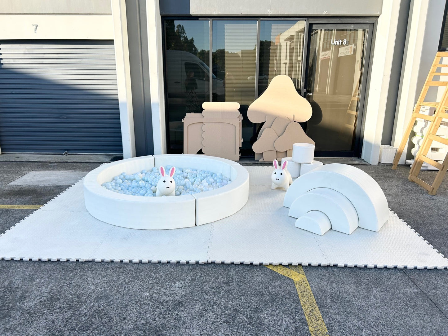 Mini Chaos Soft Play All White