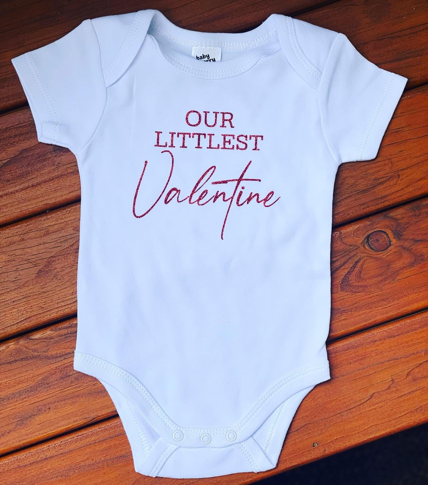 Our Littlest Valentine Onesies